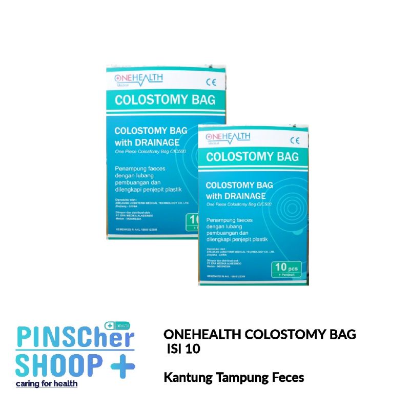 KANTONG KOLOSTOMI  COLOSTOMY BAG WITH KLIP COMYBAG BOX ISI 10 PCS