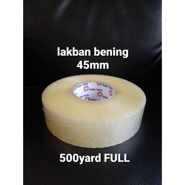 

lakban bening transparant 45mm 500yard FULL (NO CHEAT)