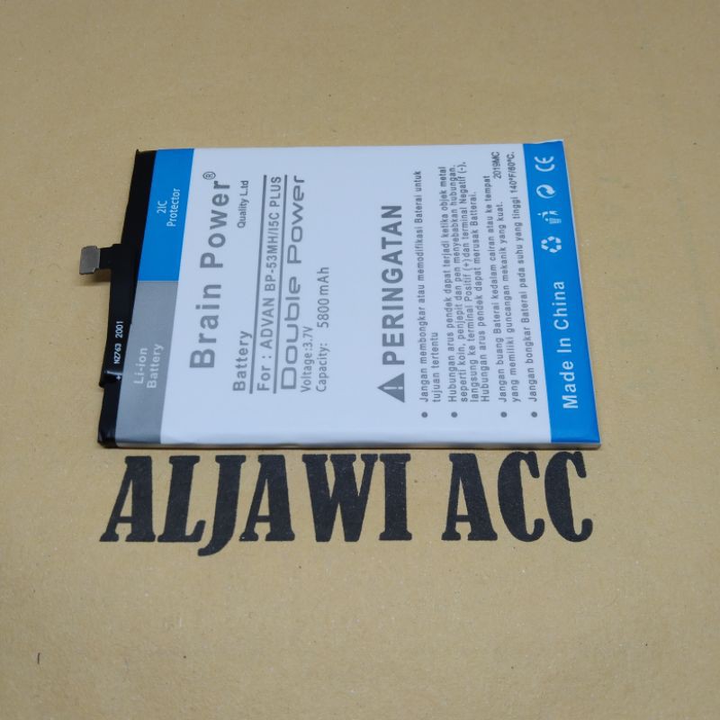 BATERAI BATRE BATTERY ADVAN I5C PLUS BP-53MH DOUBLE POWER BATTERY HP