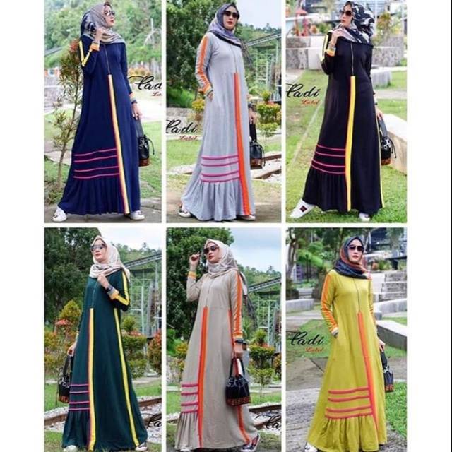 Padi Label / Gamis Sporty / Gamis Kaos Polo