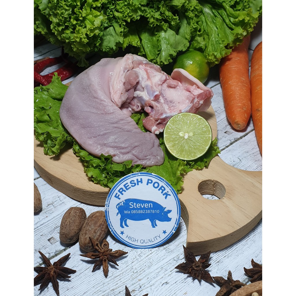 

LIDAH BABI SEGAR 1PCS 250GRAM - FRESH PORK TOUNGE