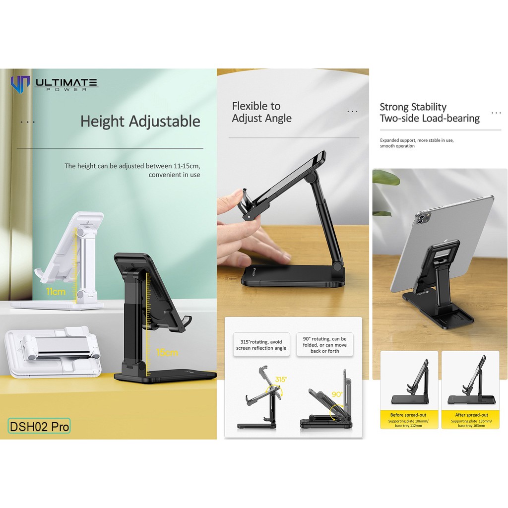 Holder headphone and tab Ultimate Power Foldable Retractable Desktop Stand Original100%