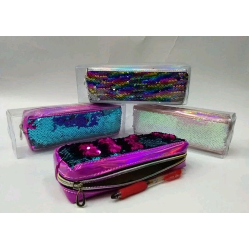 

Tempat pensil usap sequin manik manik 01