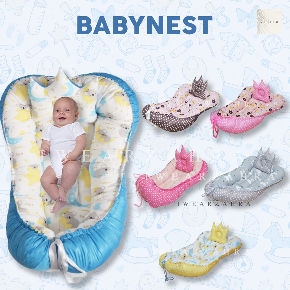 KASUR PERAHU / BABYNEST - Kapal Bayi Baby Nest Kelambu Bedcover Matras Tidur Kamar Boks Lipat