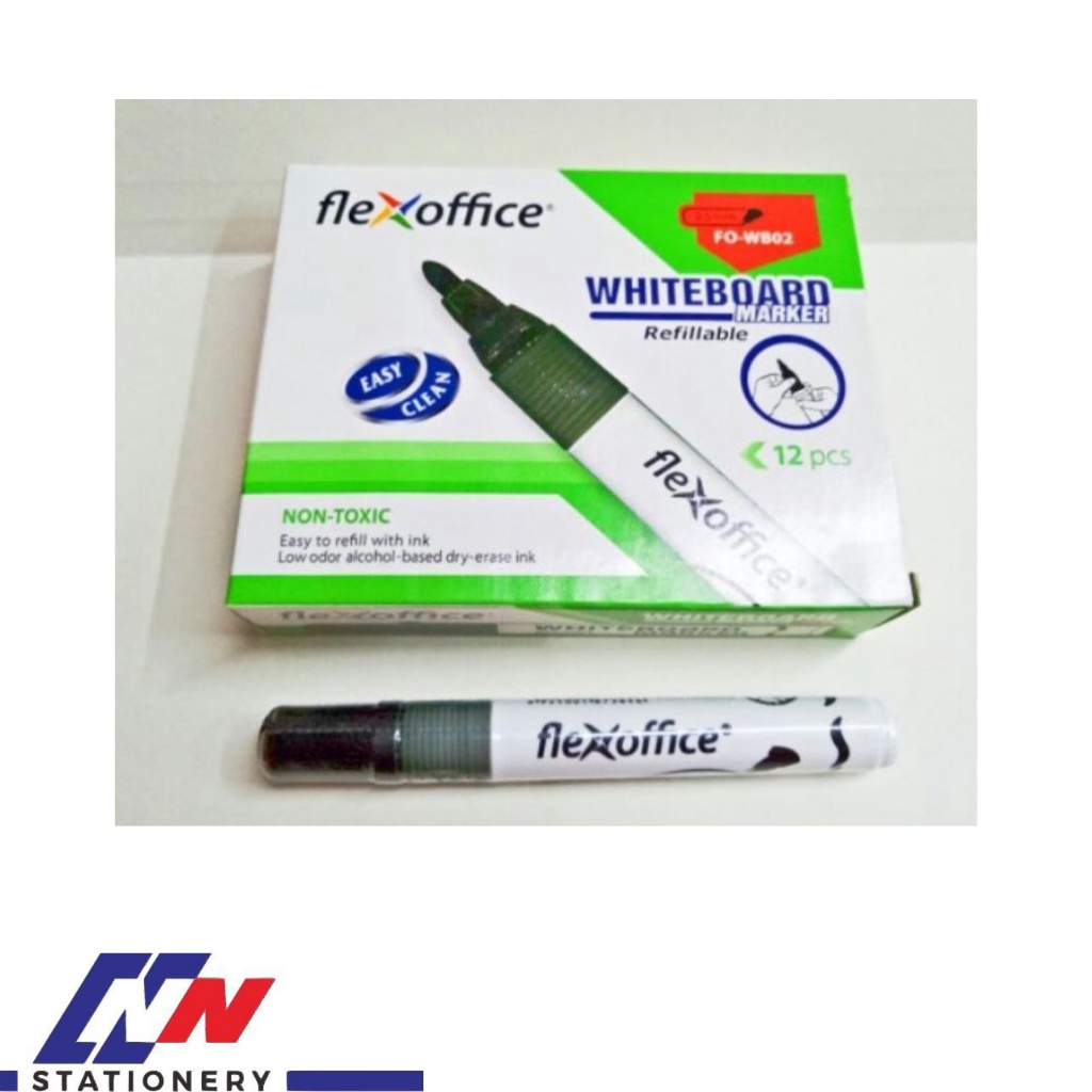 

Spidol Whiteboard Flexoffice isi 12pc