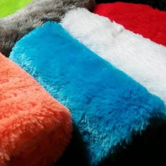 ❀ KAIN BULU RASFUR 1 METER - Putih ✱