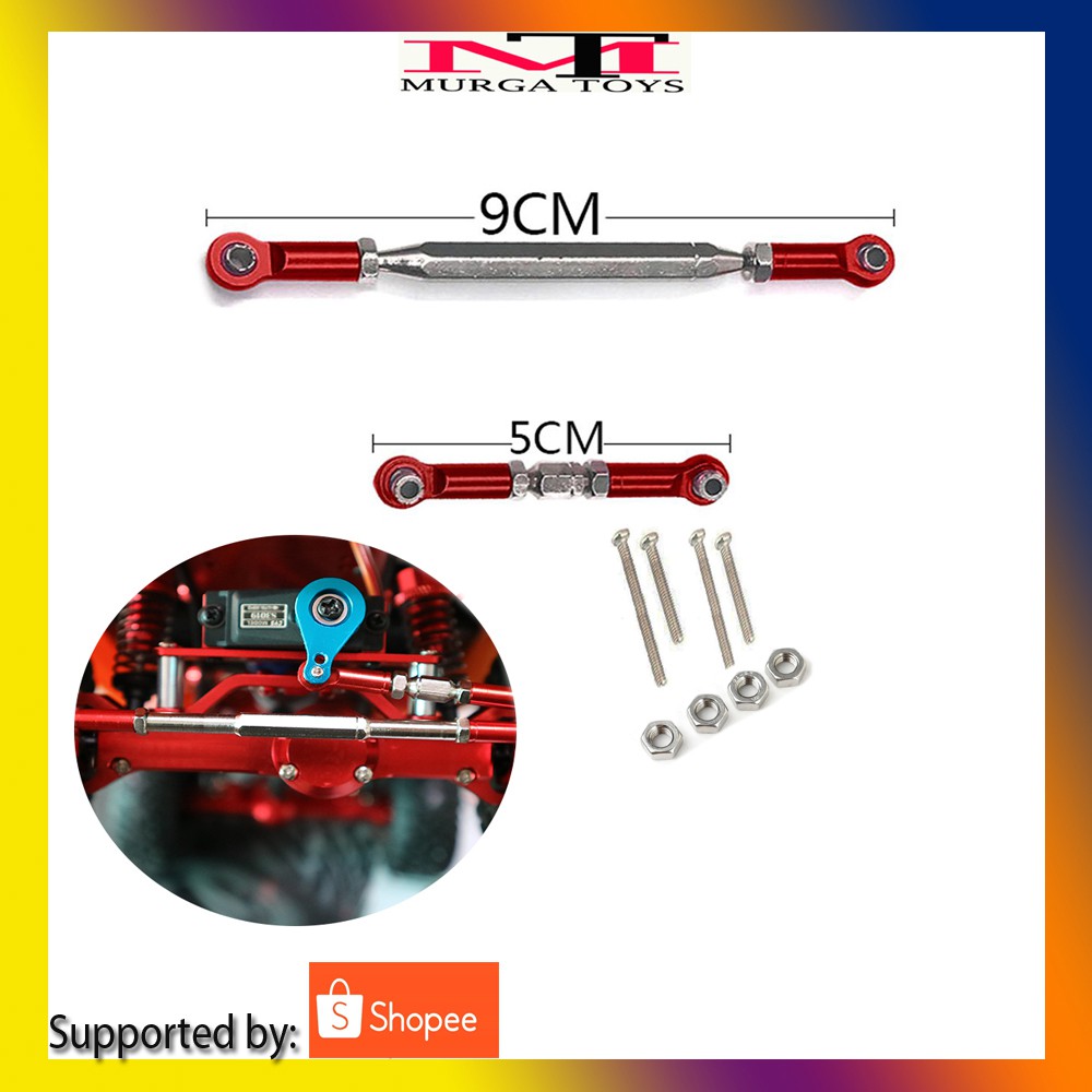 PART METAL STEERING HUB LINK STEERING RC MN MN90 MN99 MN99S