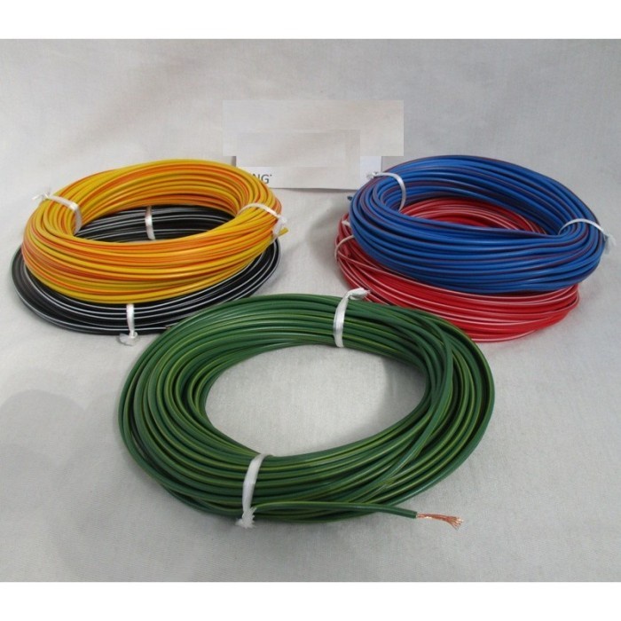 Kabel NYAF 1x2mm 26m Kabel Bintik Body Auto Wire Serabut 26 Meter