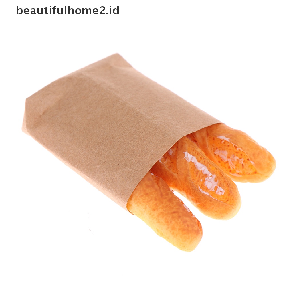 (Beautifulhome2.Id) Miniatur Roti Skala 1: 12 Untuk Rumah Boneka