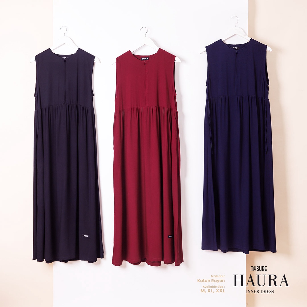 Haura Inner Dress Daleman gamis Lengan Pendek