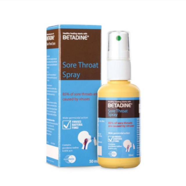 Betadine Nasal Spray Adult Dewasa Kids Anak/Sore Throat