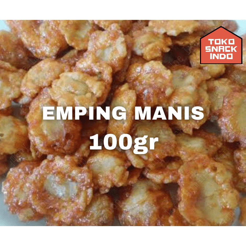 

EMPING MANIS 100gr CEMILAN MANIS PEDAS, ORIGINAL, MADU