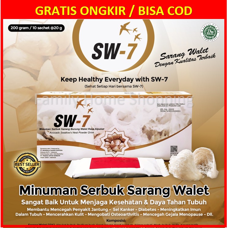 

SW 7 Sarang Walet SW7 Minuman Suplemen SW-7