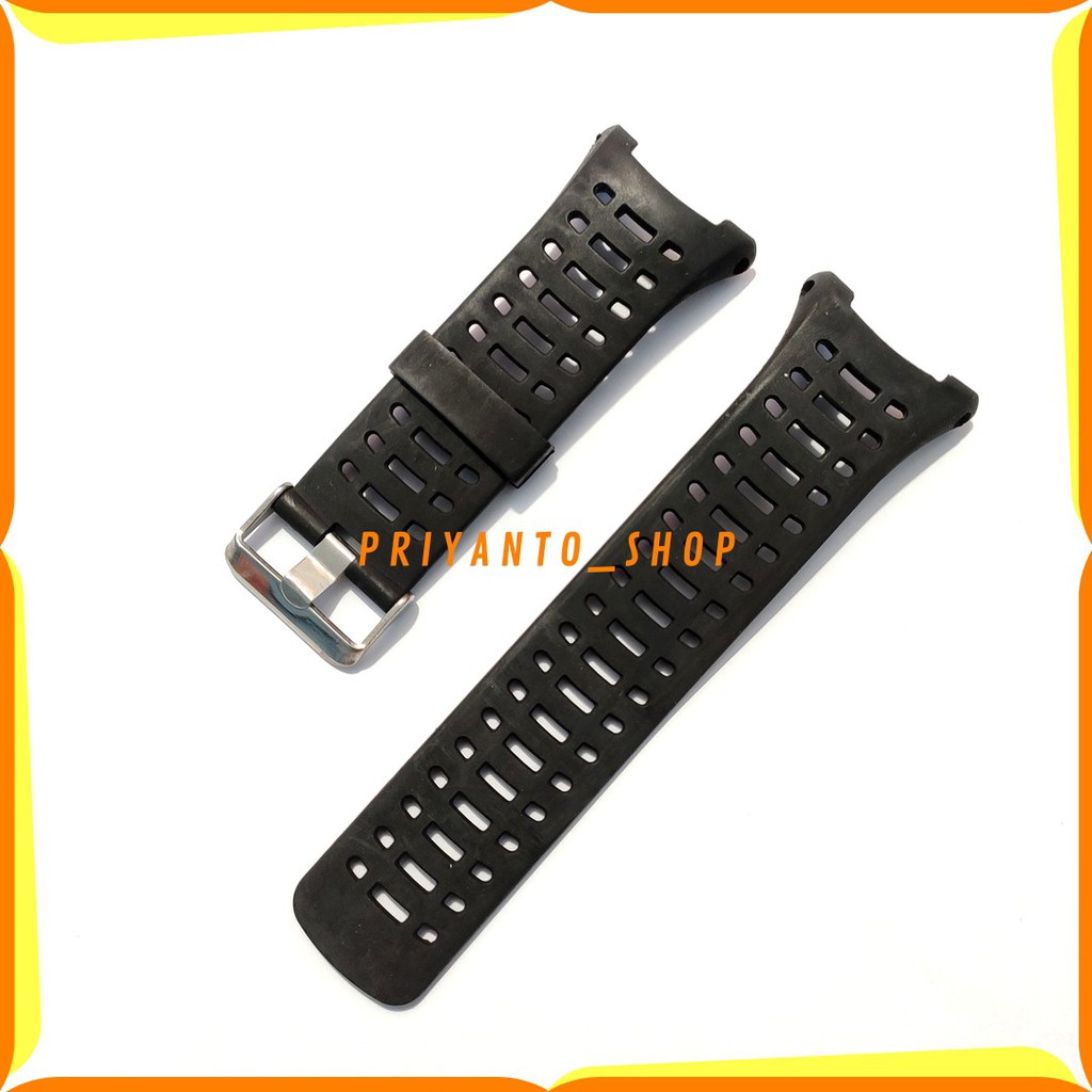 Strap watch Band jam Edify E-1033 Edify E 1033 Tali jam Tangan Karet Edify E1033 HITAM