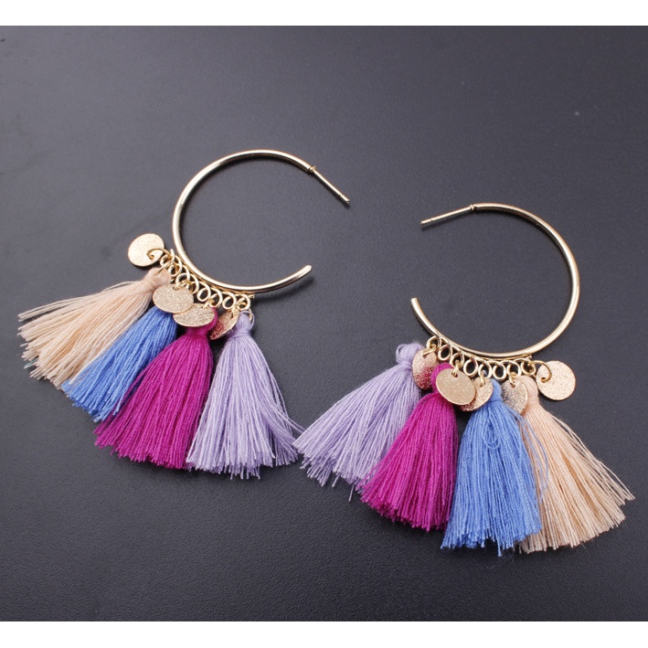 Rumbai anting-anting baru Eropa dan Amerika populer ornamen gaya etnik BANYUAN anting-anting fashion