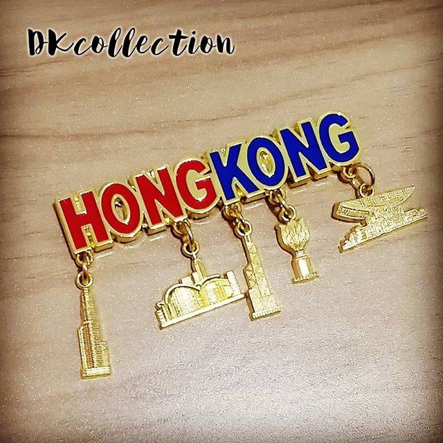 Magnet hongkong Tempelan kulkas besi hongkong macau souvenir hongkong magnet kulkas hongkong