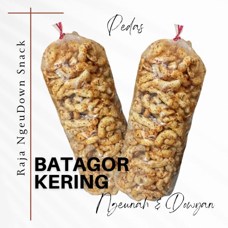 

Batagor Kering, 1 Ball, Pedas Racikan Khas, Khas Bandung, Cemilan, Makanan Ringan, Toping Baso, Cuangki, Seblak