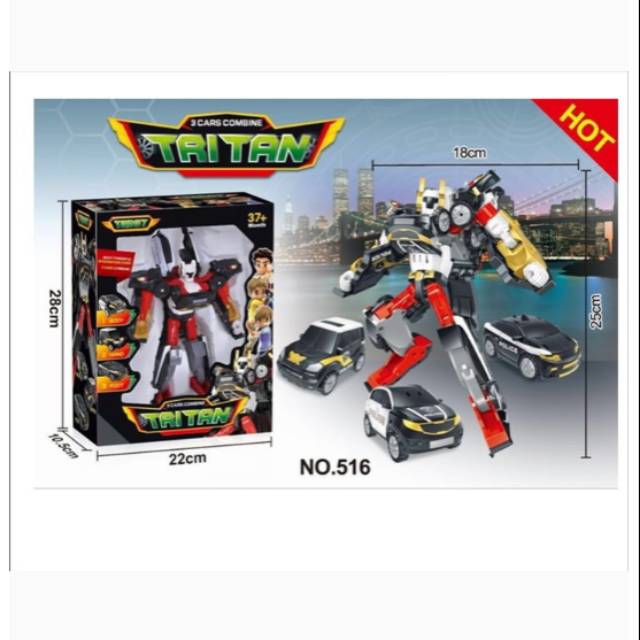 MAINAN TOBOT TRITAN HITAM