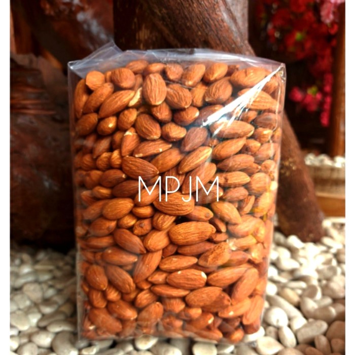 

q20w1q1qw Kacang Almond Kupas Panggang Organik 1 Kg ( Roasted) Dscscv