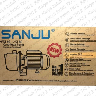 Pompa Air Stainless SANJU SJ60 Semi Jet Pump Untuk Isi Ulang Air Minum