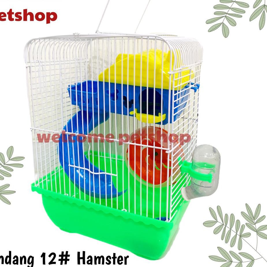 ♀ Kandang 12# Hamster / Kandang Hamster / Rumah Hamster ۞