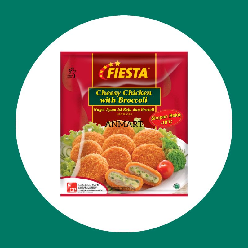 

ANMART | 500gr FIESTA CHEESY CHICKEN WITH BROCCOLI | Frozen Food | Sayur Online