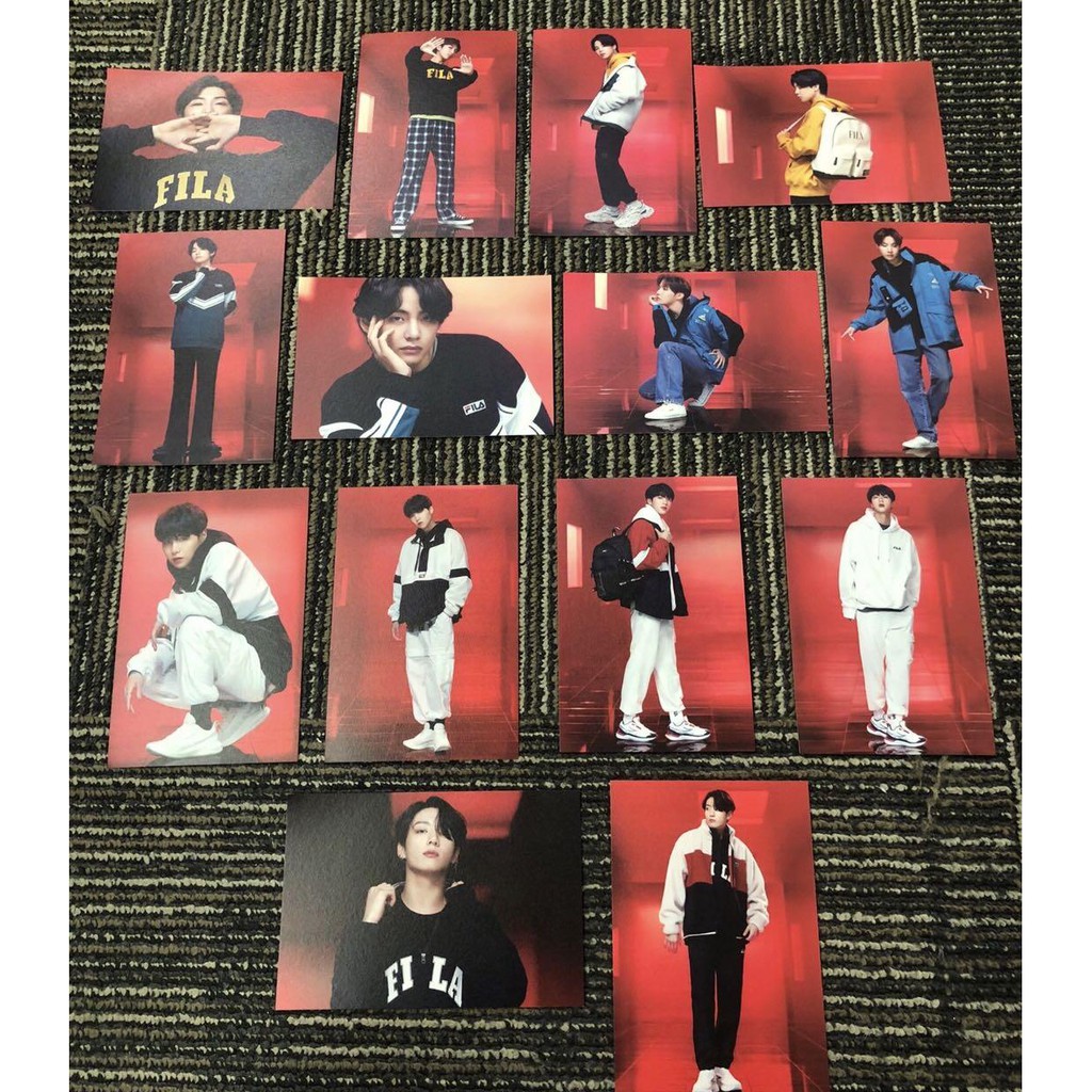 Sharing BTS FILA FALL POSTCARD