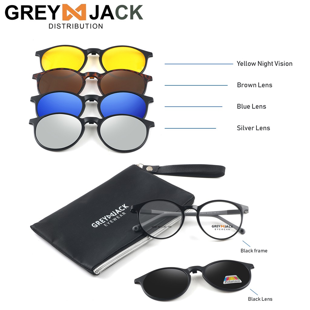 

Grey Jack Kacamata Clip On 6032