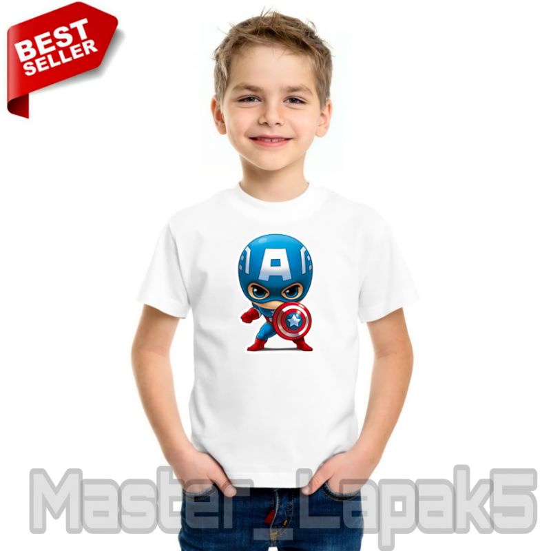 Kaos anak kartun Marvel Avengers |baju anak Marvel Avengers