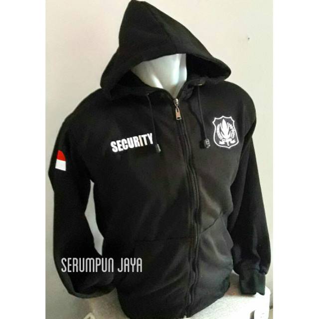 JAKET SECURITY - SWEATER SECURITY LOGO PUTIH - JAKET SECURITY LOGO PUTIH - HOODIE SECURITY