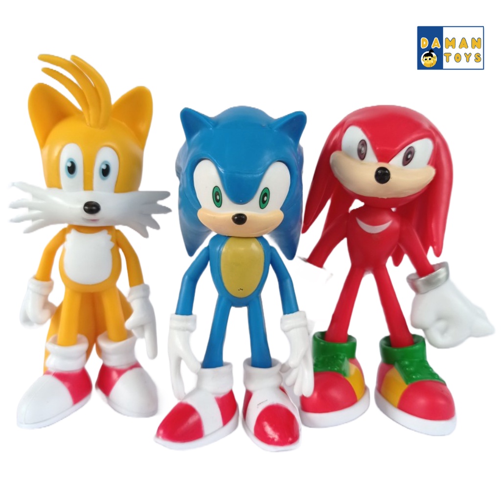 SONIC the Hedgehog Figure Sonic Shadow Knuckles Tails Sonic Figure