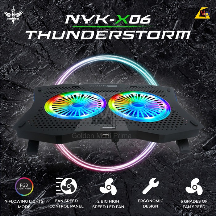 NYK Nemesis Cooling Pad THUNDERSTORM X6 / Coolingpad X-6 / NYK X6