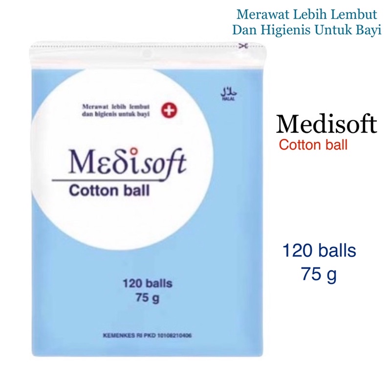 Medisoft Cotton Ball Kapas Untuk Bayi