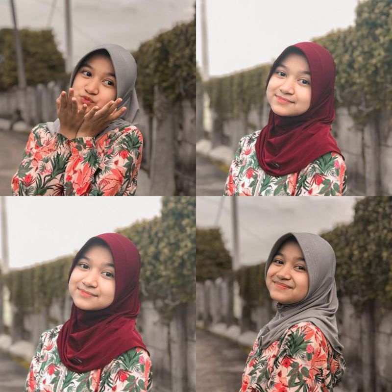 Bergo Jersey/ Bergo sport/ Khimar Sport/ Jilbab sport Size S || Termurah kualitas terbaik-1