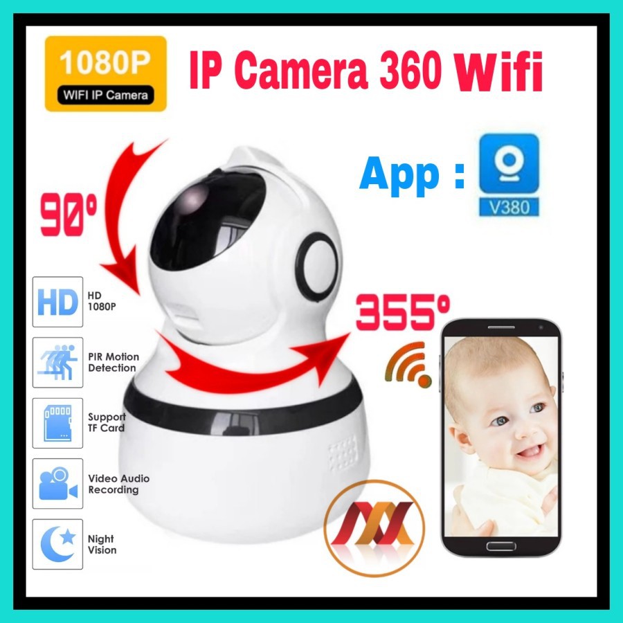 NA - Ip Camera 360 Smart Wifi Night Vision 1080p Kamera CCTV Q9 V380