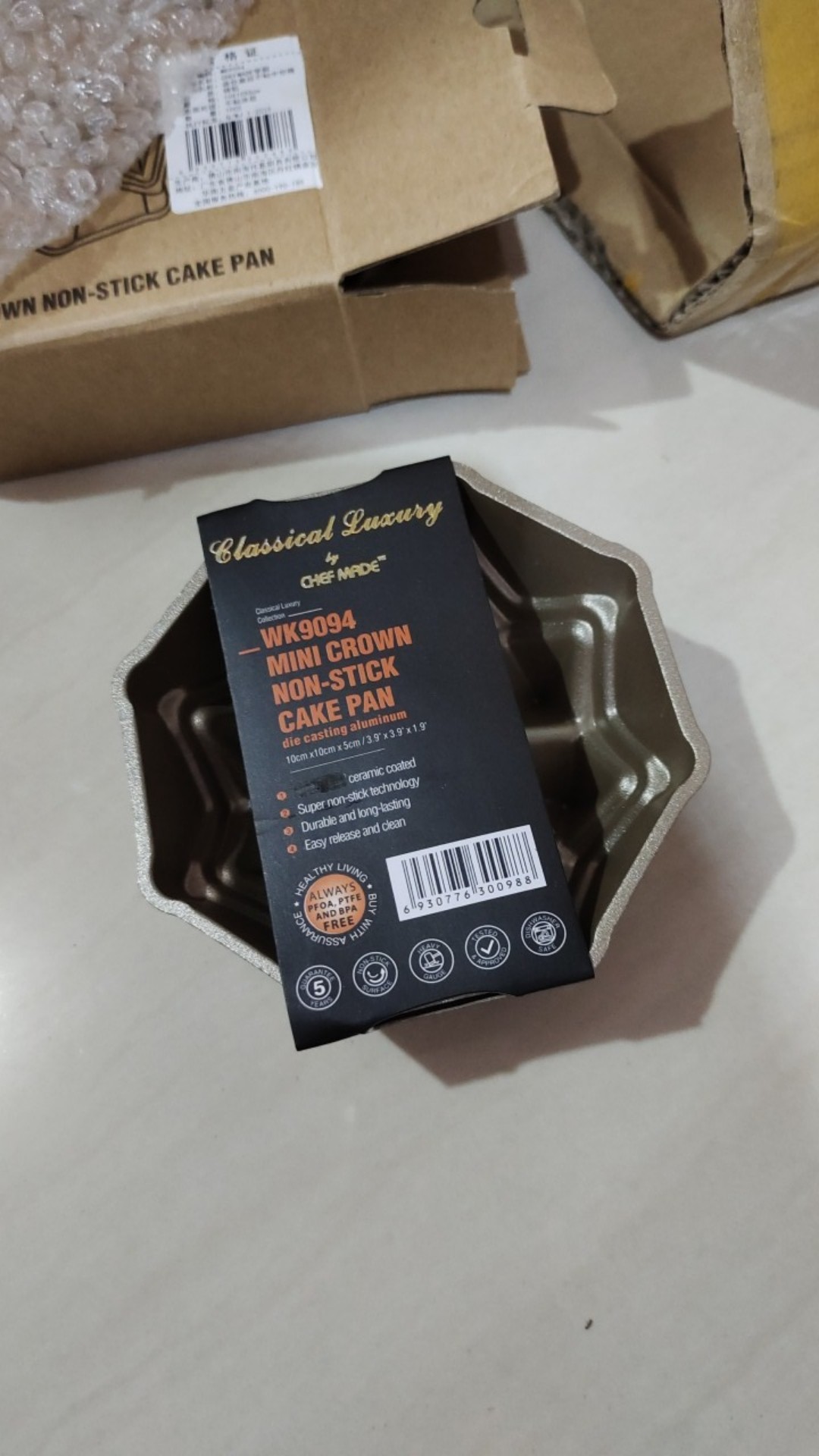 Eltamart Chefmade Loyang Kue Mini Crown Mahkota Non-stick Cake Pan Wk9094