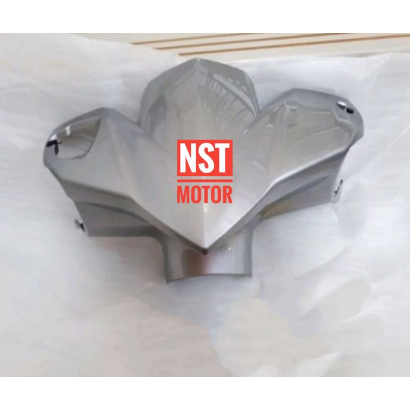 Cover Batok Depan Vario Techno 110 Karbu Silver High Quality