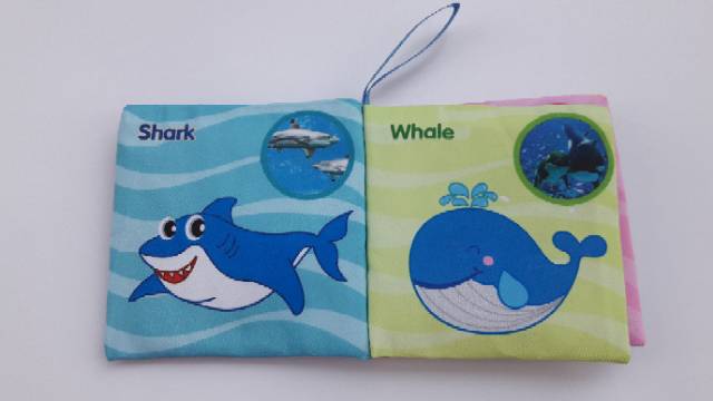 soft book bayi buku kain buku cerita judul sea world