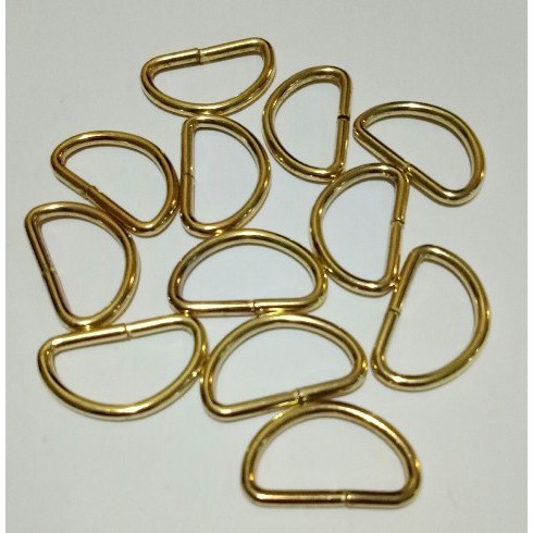 Ring D 2,5cm 3 mm gold ( 12 biji)