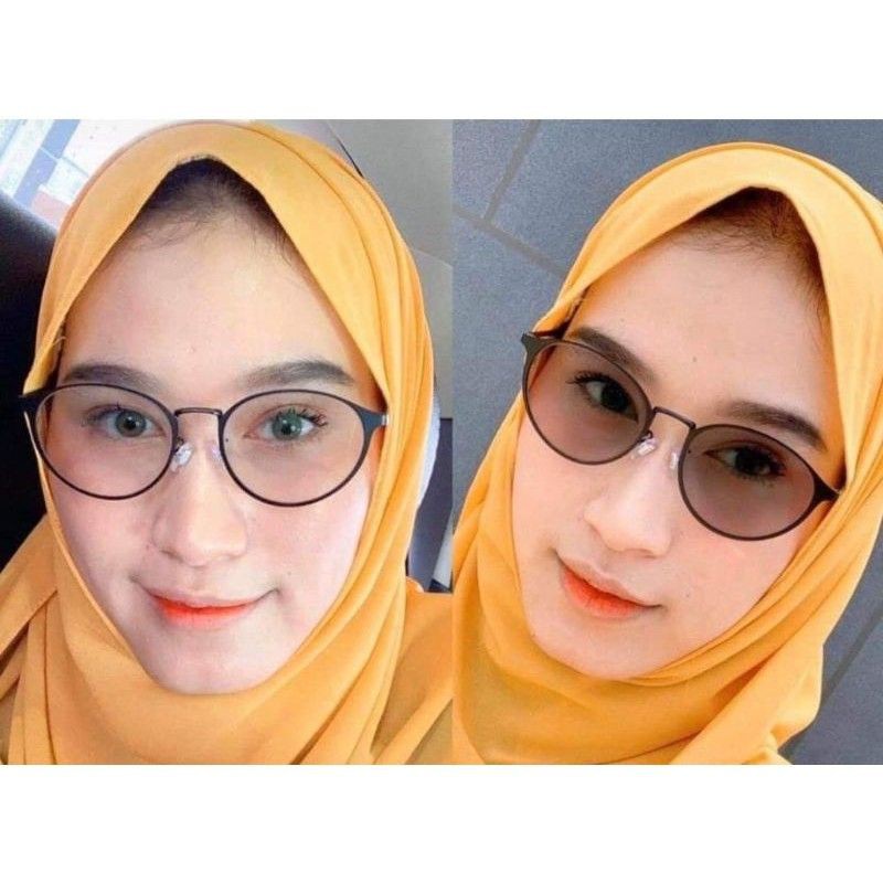 Kacamata Korea Fasion|  Kacamata Photocromic Antiradiasi Komputer