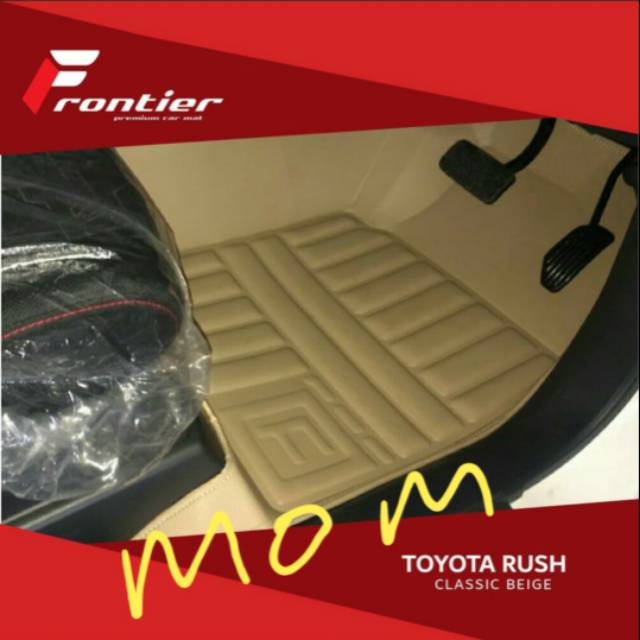 Karpet mobil mangkok 5d frontier All New Rush / Terios 3 Baris
