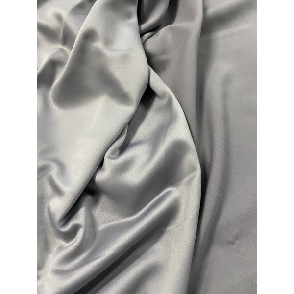 Jual kain Satin Maxmara Premium Polos untuk gamis, tunik dan mukena