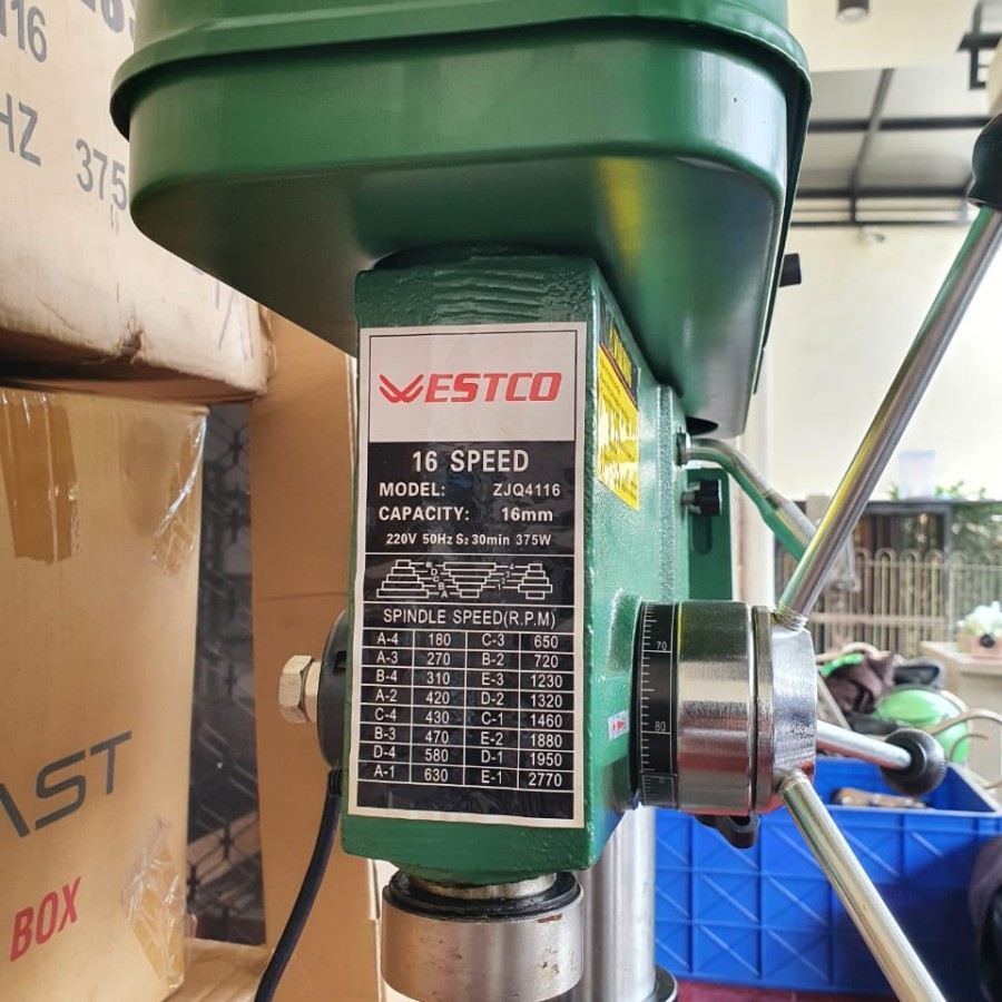 mesin bor duduk 16mm Westco