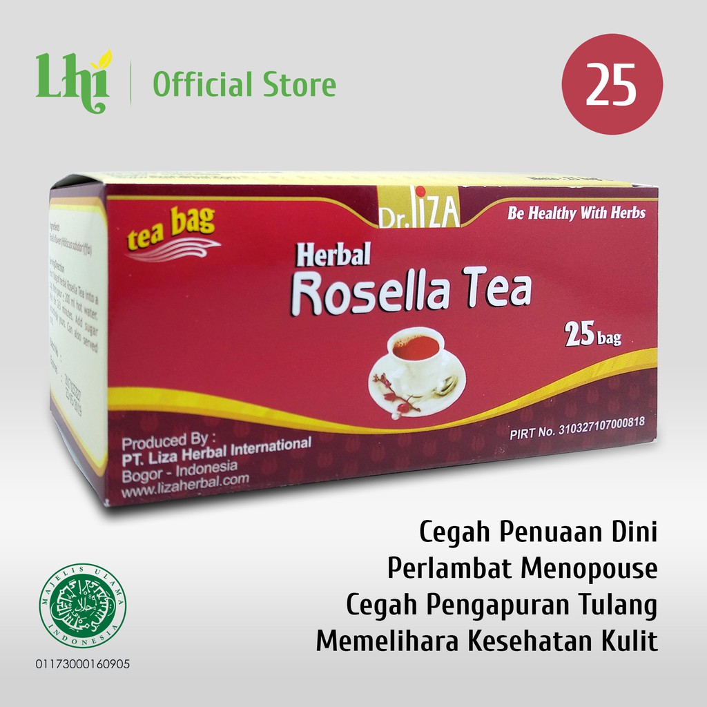 

Rosella Tea Liza Herbal untuk Memelihara Kesehatan Kulit