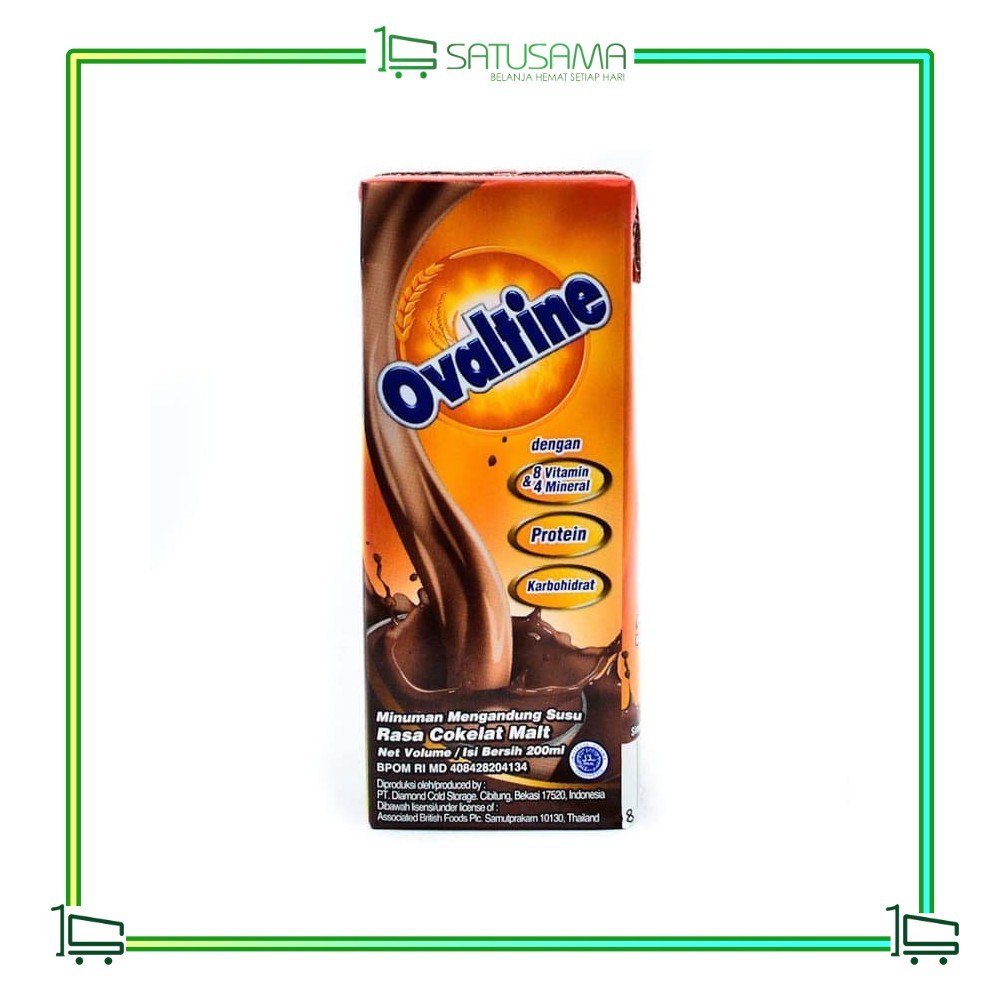 

Ovaltine UHT Chocolate Malt 200 ml / satusama