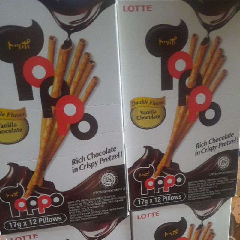 

lotte toppo 1pak isi 12 pc