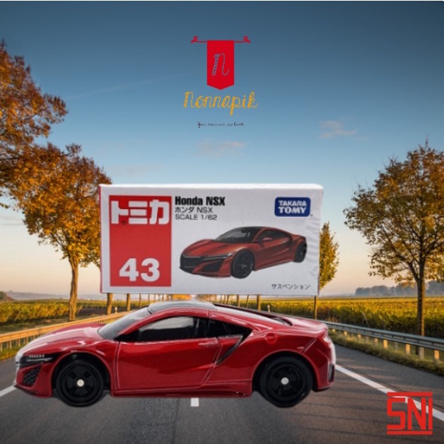 Tomica 43 Honda NSX Merah