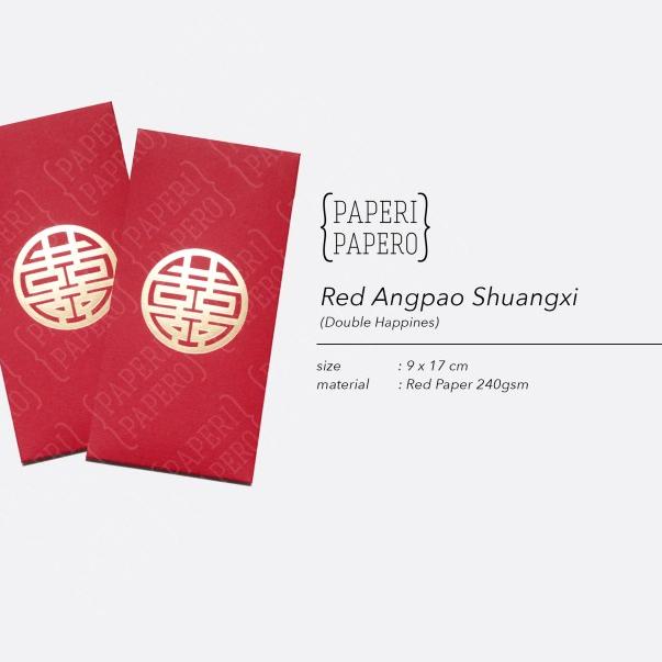 

Red Amplop Angpao Shuangxi Merah (Double Happines) - Imlek/Pernikahan ←