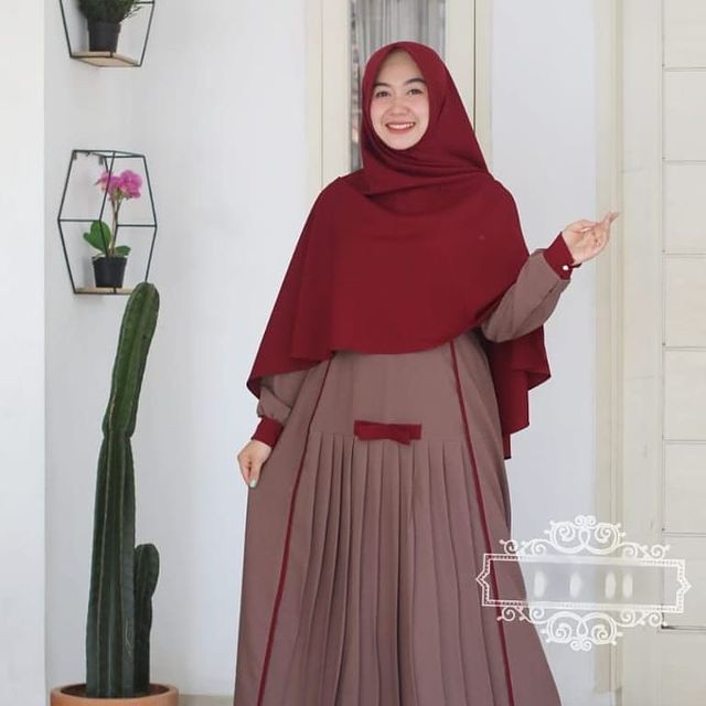 baju gamis wanita muslim terbaru model pesta kekinian busui gamis syari asdf baju gamis syar'i