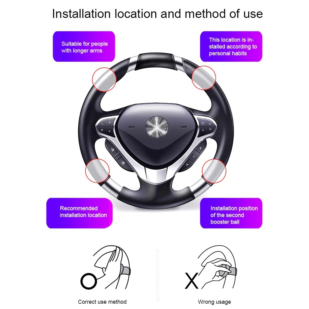 Power Handle Steer PREMIUM Knob Stir Mobil 3R 0694
